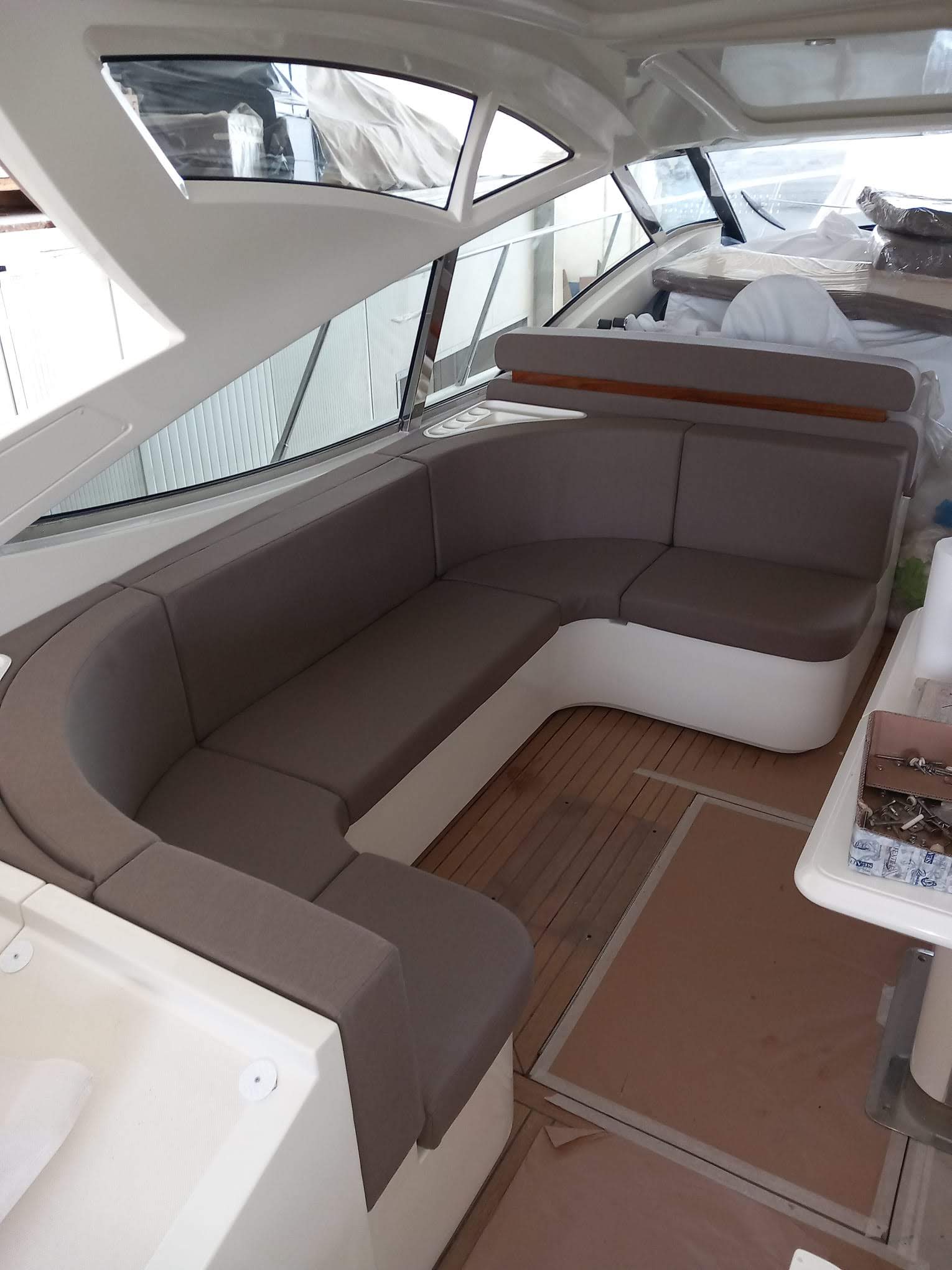 Dettaglio cuciture nautiche