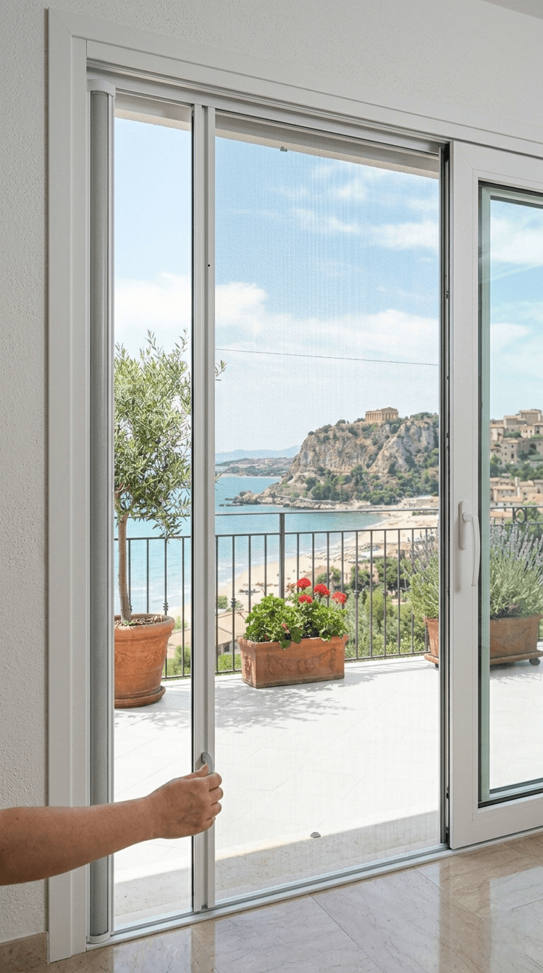 Zanzariera a scomparsa